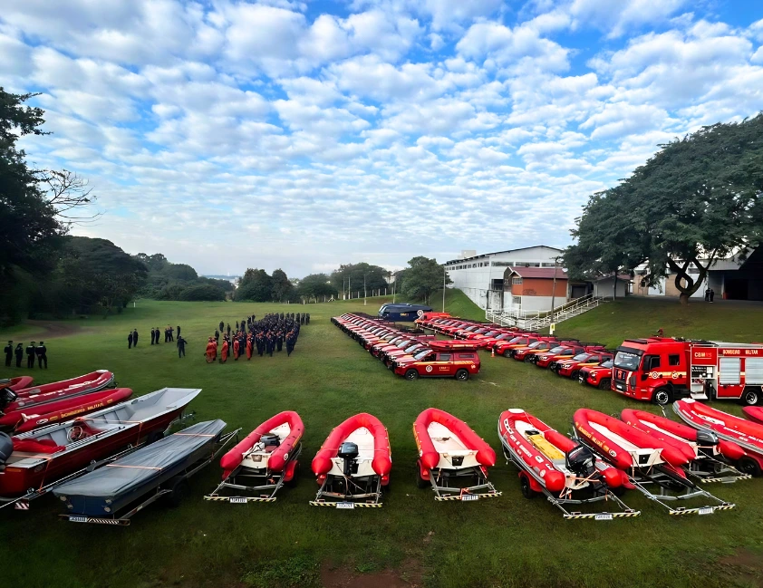 Mais de 300 bombeiros participam de simulado estadual de desastres em Lajeado