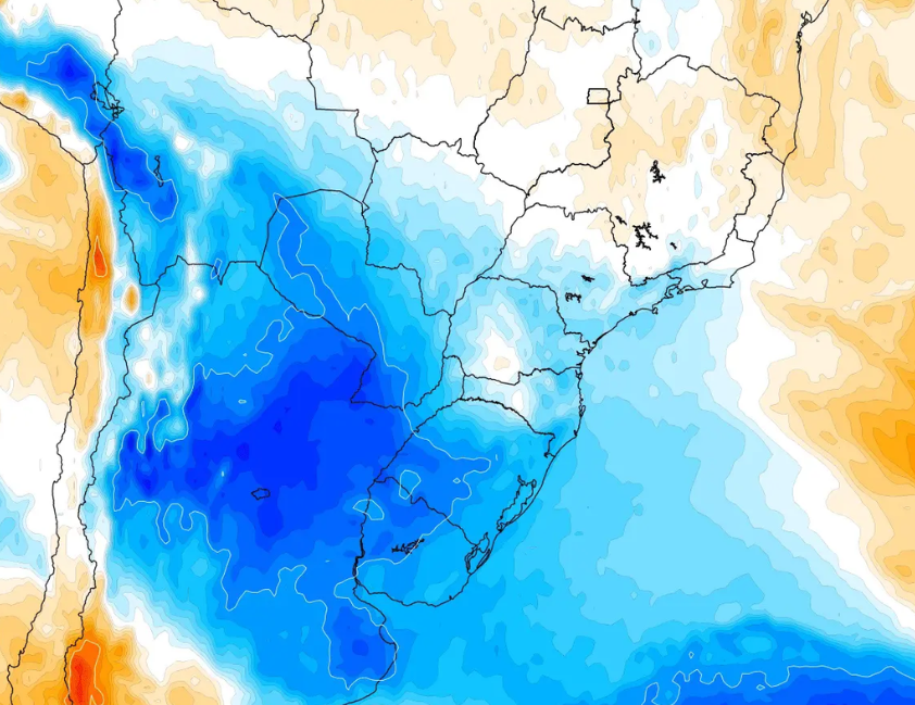 Frente fria muda o tempo e marca virada para o abril no RS
