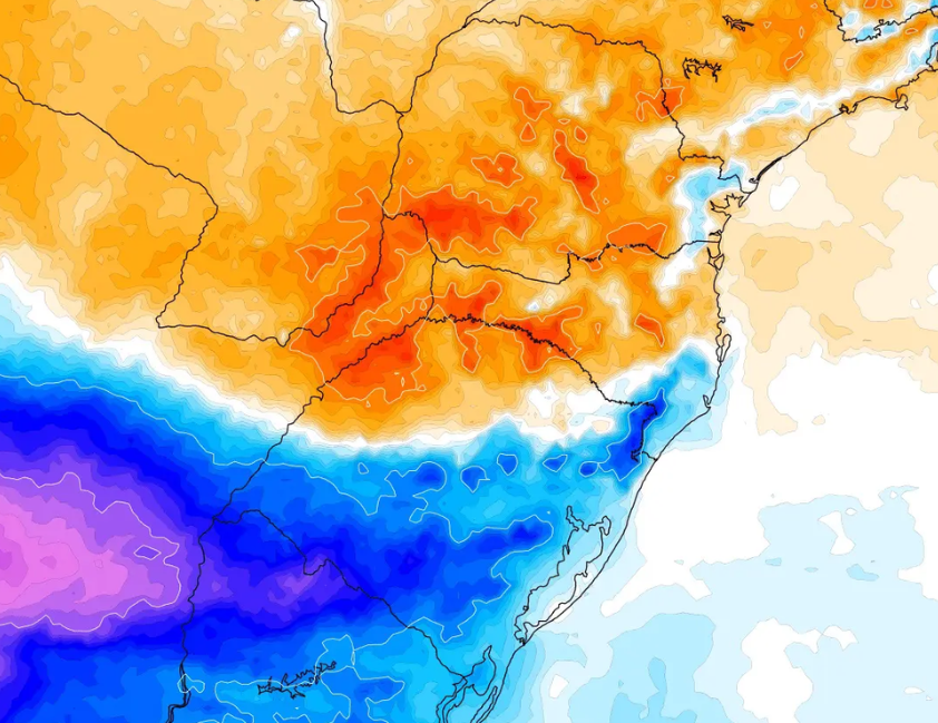 Frente fria e calor alternado provocam virada brusca no RS