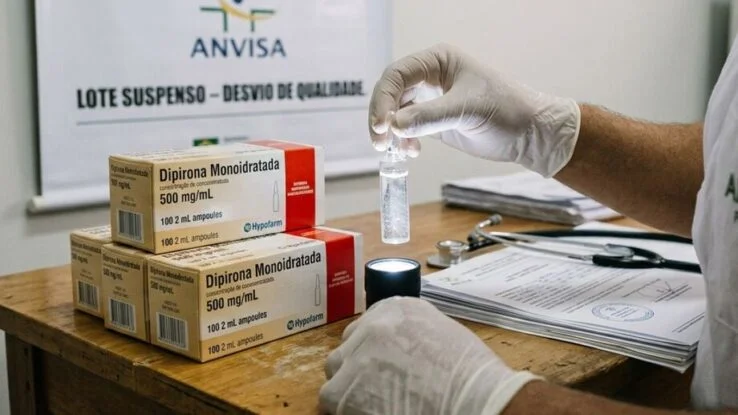 Anvisa determina suspensão e recolhimento de lote de dipirona