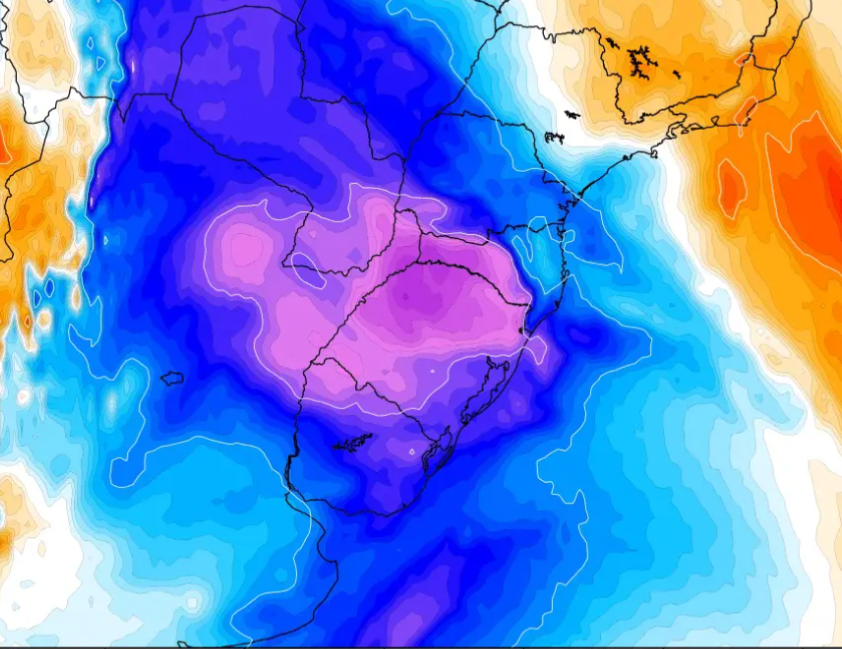 Frio ganha reforço polar e Dia das Mães terá tarde gelada no RS