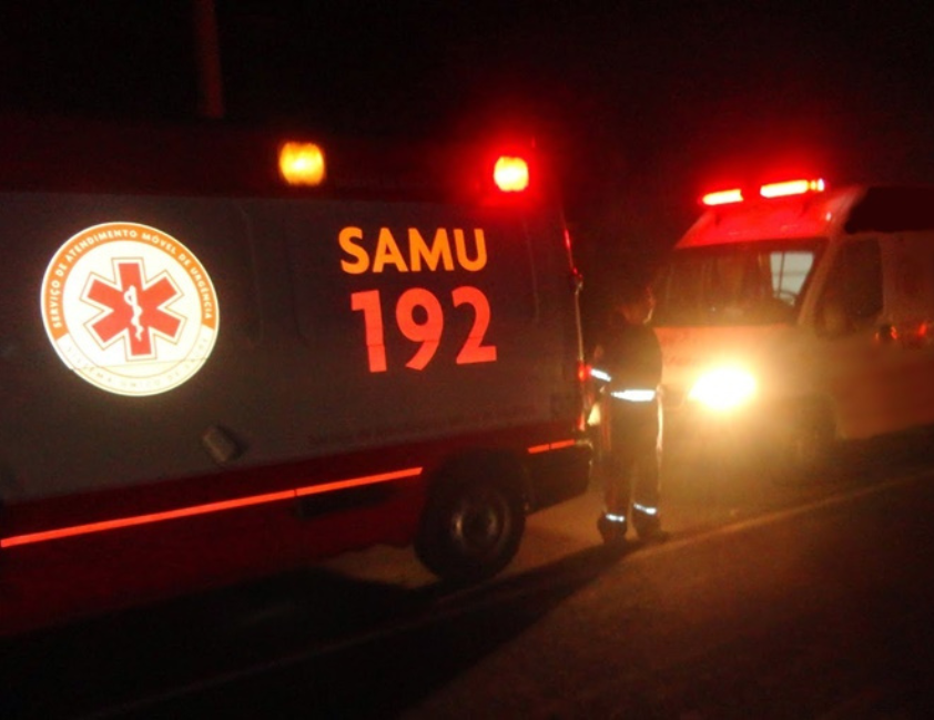 SAMU atende acidente fatal na São Roque em Bento