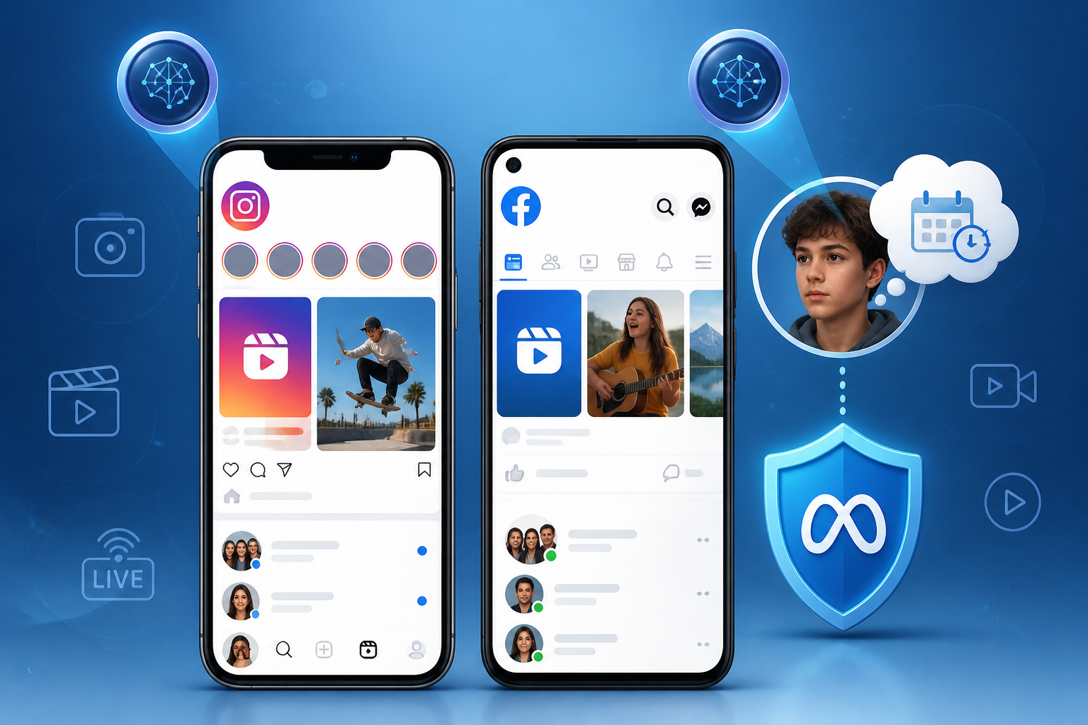 Meta anuncia IA para identificar menores no Instagram e Facebook