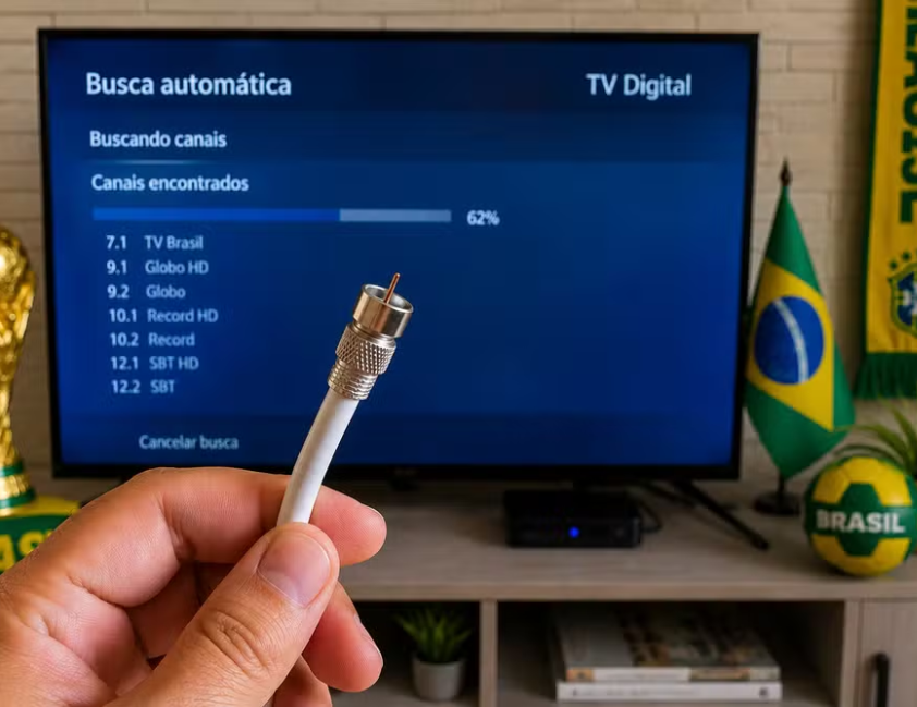 Como fazer antena digital caseira e fugir do atraso do streaming na Copa