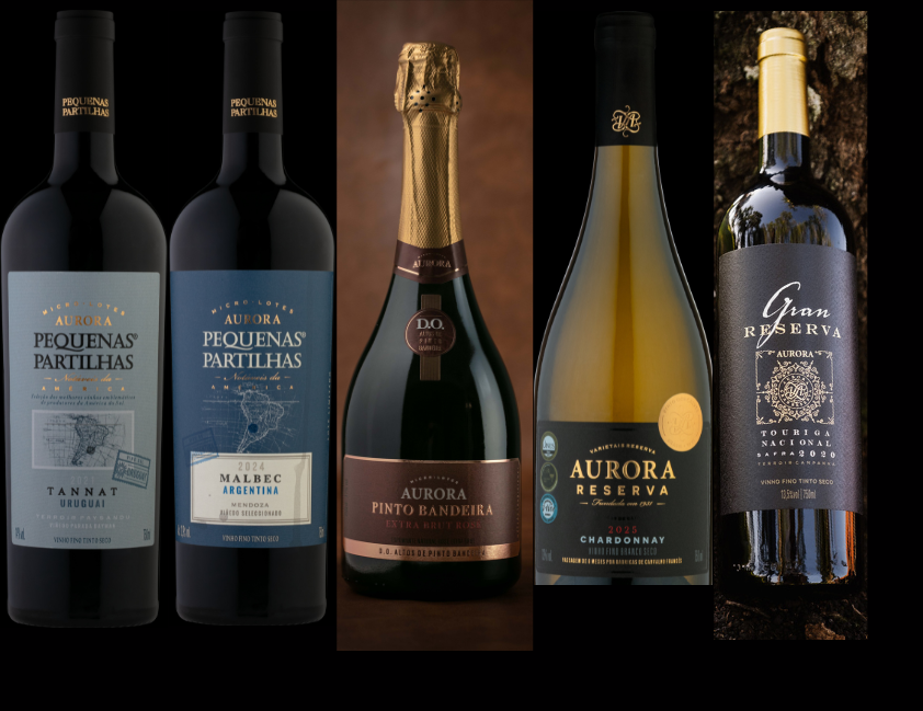 Vinícola Aurora escala 5 rótulos inspirados em países tradicionais para acompanhar a Copa