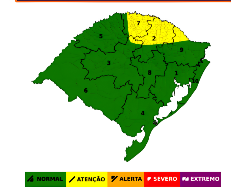 Geada será generalizada no RS e temperaturas podem chegar a -5°C