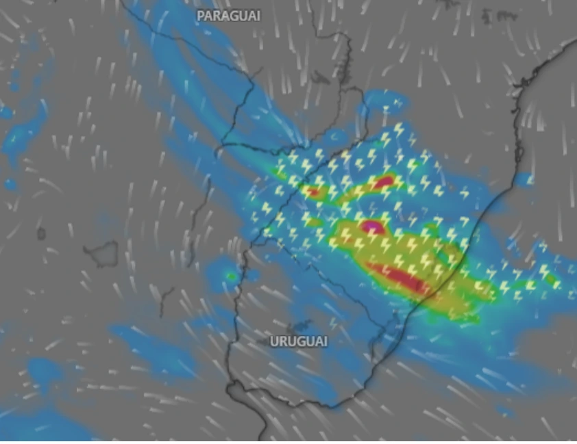 Chuva avança sobre o RS e mantém semana de instabilidade