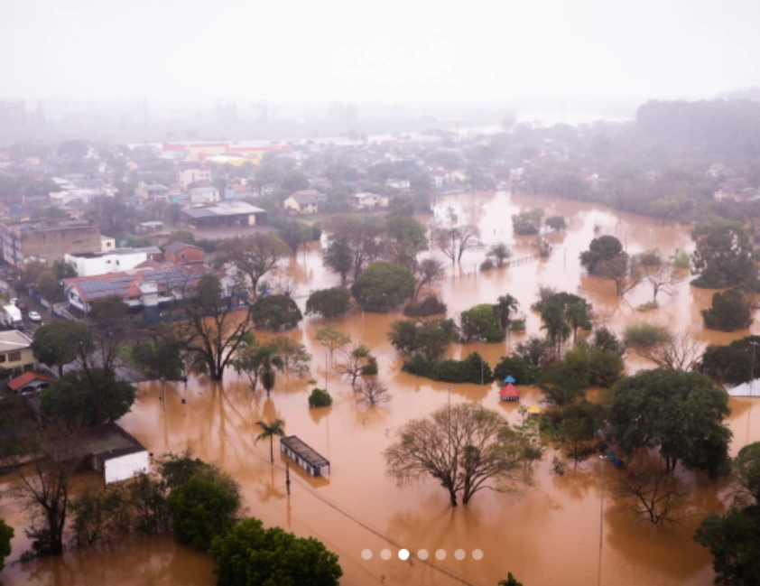 Rio Taquari recua mais de seis metros em Santa Tereza e fica abaixo da cota de inundação