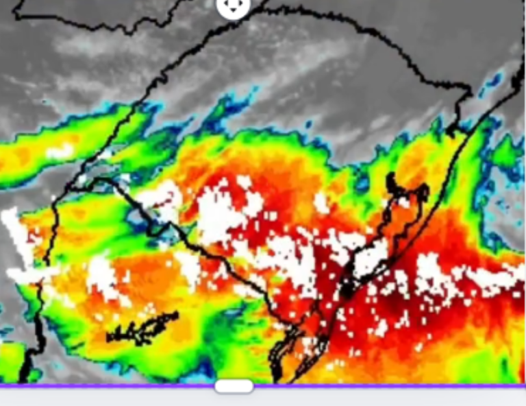 Chuva aumenta nesta sexta-feira no RS e traz risco de granizo