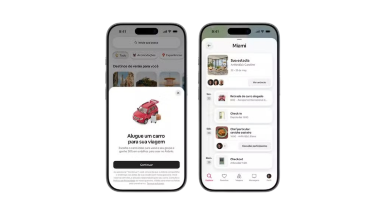 Airbnb passa a oferecer aluguel de carros em mais de 300 cidades do Brasil